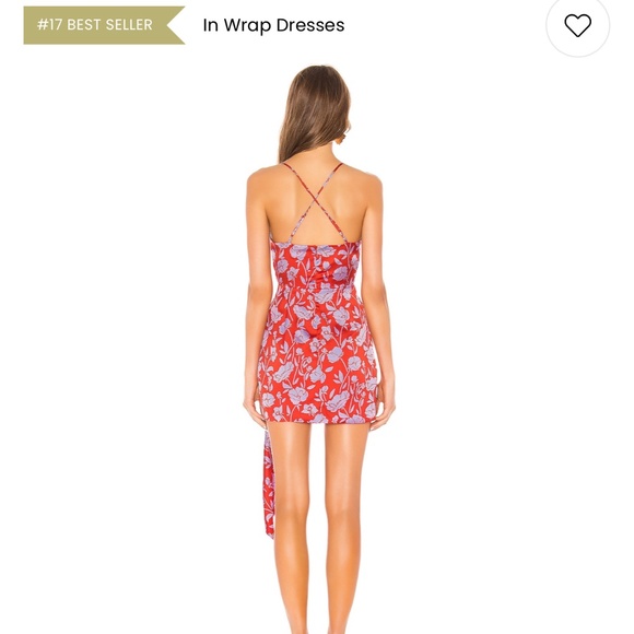 Lovers and Friends Kamala Mini Dress Red and Purple - Picture 2 of 4